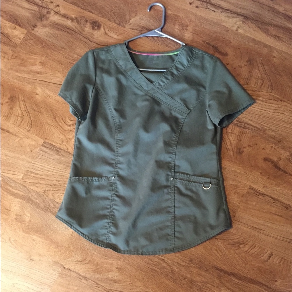 - Scrub top